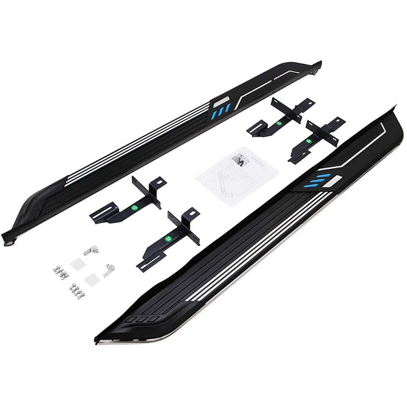 Saremas All Black Running Board Side Step Nerf Bar for Jeep Grand Cherokee 2011-2021