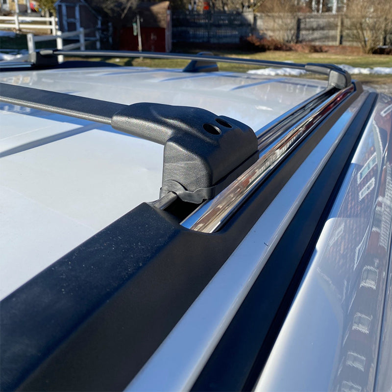 Saremas Black Aluminum Alloy Roof Rack Crossbar Cross Bar for Jeep Cherokee 2011-2021