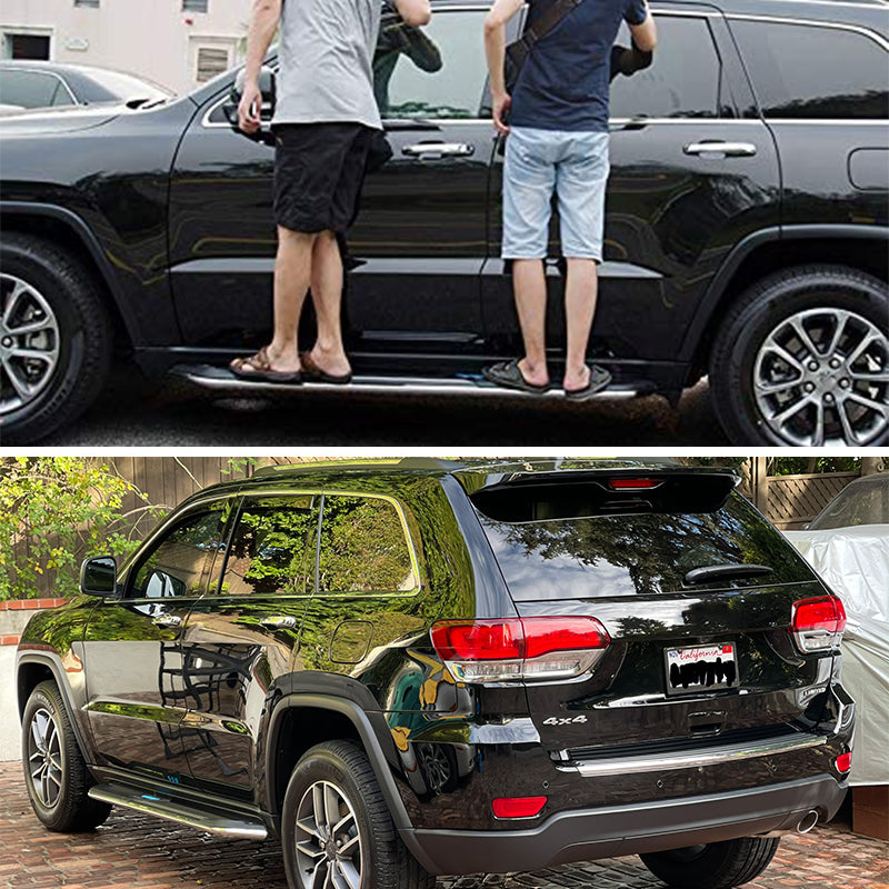 Saremas All Black Running Board Side Step Nerf Bar for Jeep Grand Cherokee 2011-2021