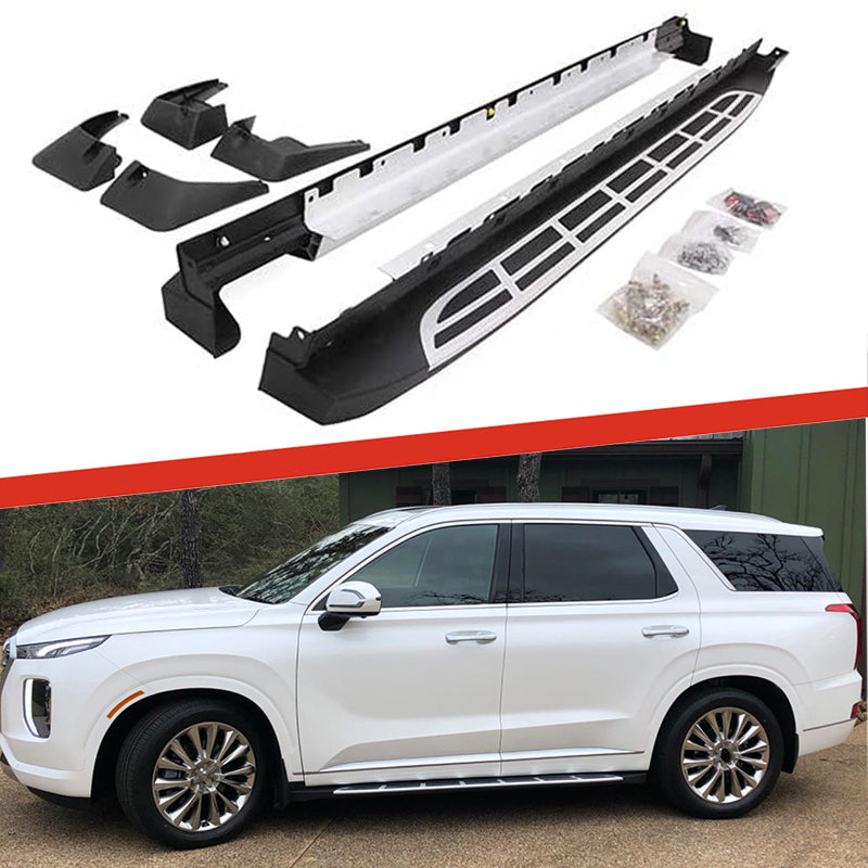 Saremas Aluminum Alloy Side Steps Running Boards for Hyundai Palisade 2020 2021 2022