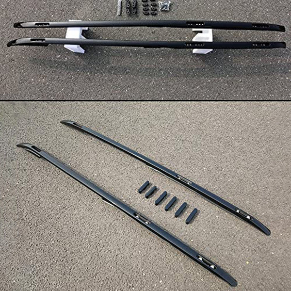 Saremas Black Car Luggage Roof Rails Fit for Land Rover Discovery 5 L462 2017-2022