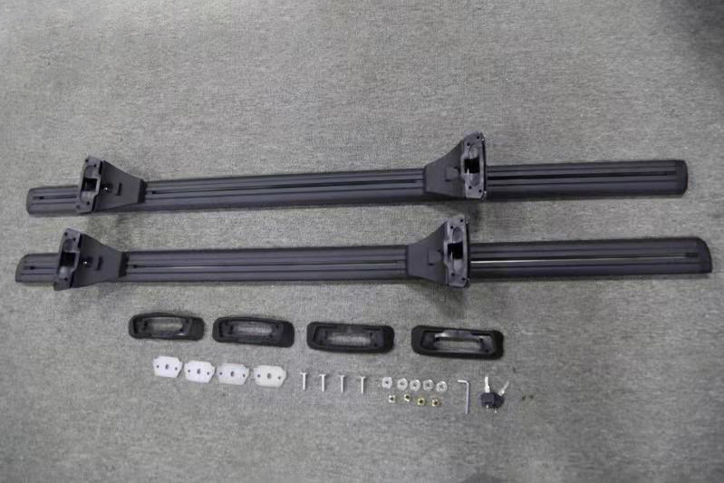 Saremas Universal Adjustable Aluminum Truck Bed Ladder Rack for Pickups with Slide Rail on Tonneau Cover