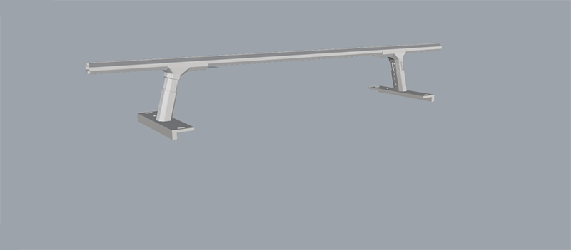 Saremas Universal Adjustable Aluminum Low Height Truck Bed Ladder Rack for Pickups without Tonneau Cover