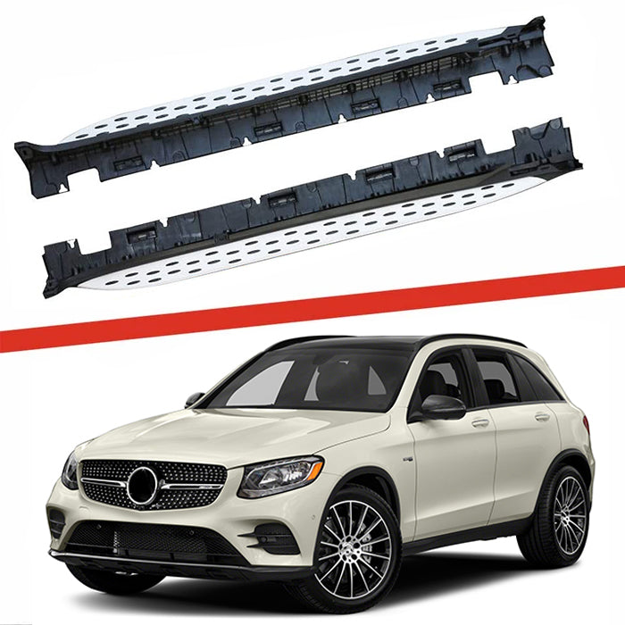 Saremas Aluminum Alloy Running Boards Side Steps Nerf Bars for Mercedes Benz GLC 300 X253 2016-2021