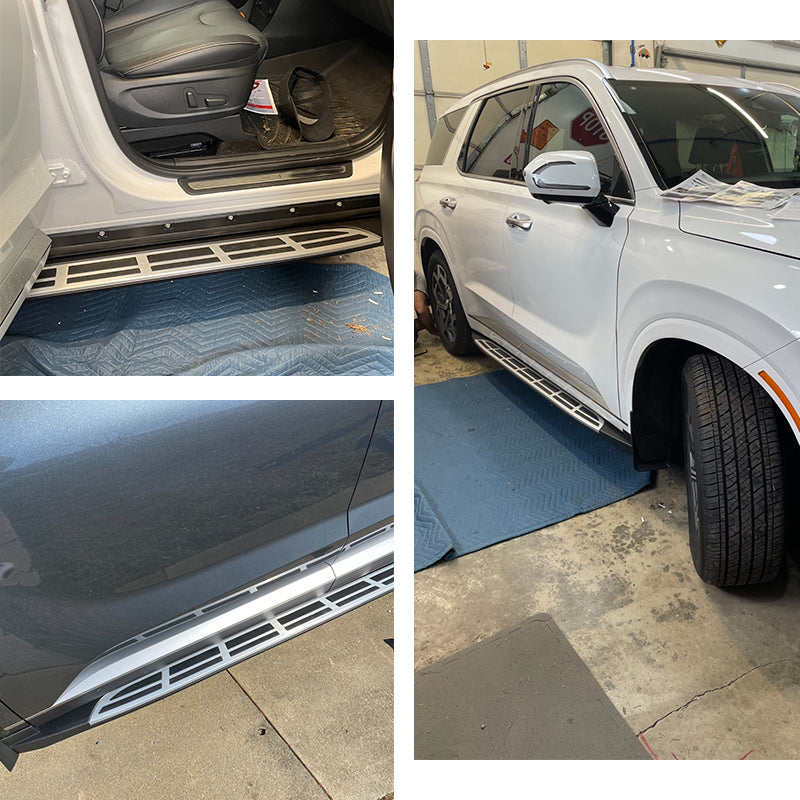Saremas Aluminum Alloy Side Steps Running Boards for Hyundai Palisade 2020 2021 2022