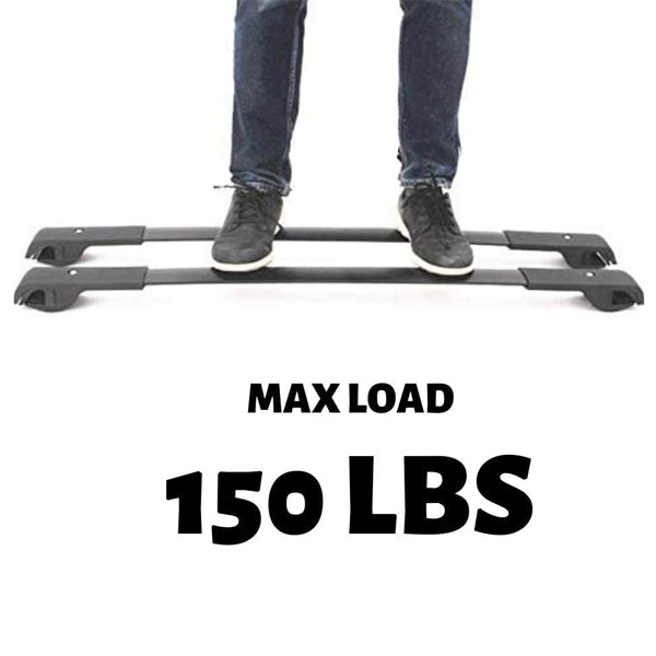 Saremas Rooftop Cargo Carrier Roof Rack Crossbar Cross Bar for Toyota RAV4 2013-2018