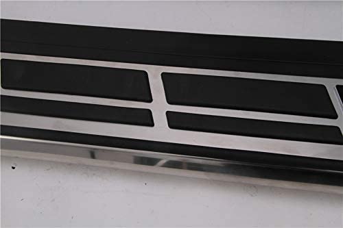 Saremas Vehicle Black Running Boards Side Steps Nerf Bars for Toyota Highlander 2014-2019