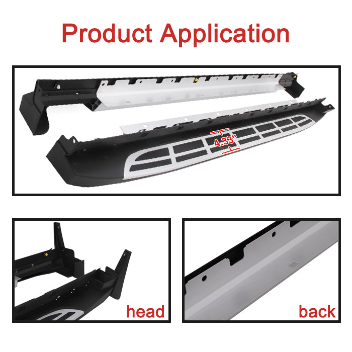 Saremas Aluminum Alloy Side Steps Running Boards for Hyundai Palisade 2020 2021 2022