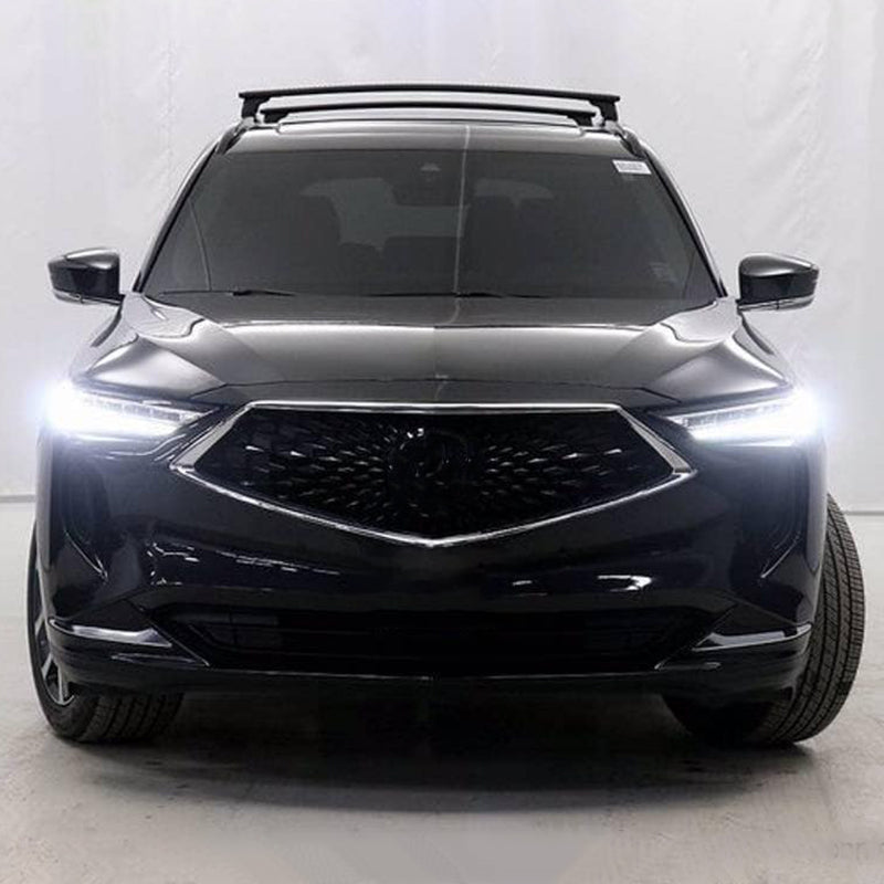 Fit for 2022 Acura MDX Cross Bar Roof Rack Crossbar Black Aluminum Alloy (US STOCK)
