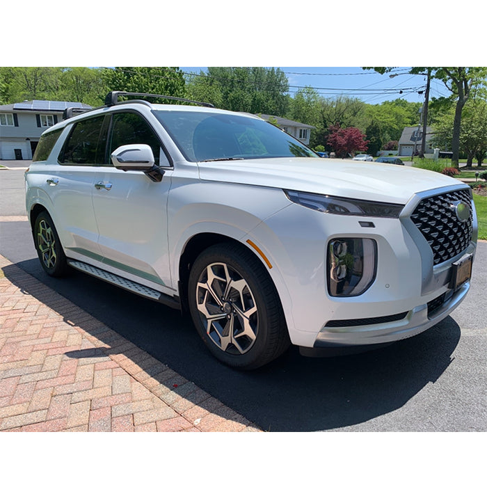 Saremas Auto Black Running Boards Side Steps Nerf Bars for Hyundai Palisade 2020 2021 2022 SE SEL Calligraphy Limited