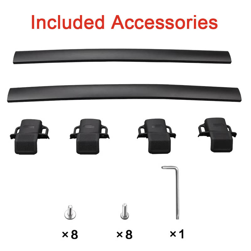 Roof Rack Cross Bar Crossbar Fit for 2021 2022 Ford Bronco 2Door & 4Door with Side Rails