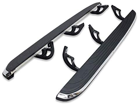 Saremas Car Exterior Accessories Black Aluminum Alloy Running Boards Side Steps Nerf Bars for Acura MDX 2014-2020