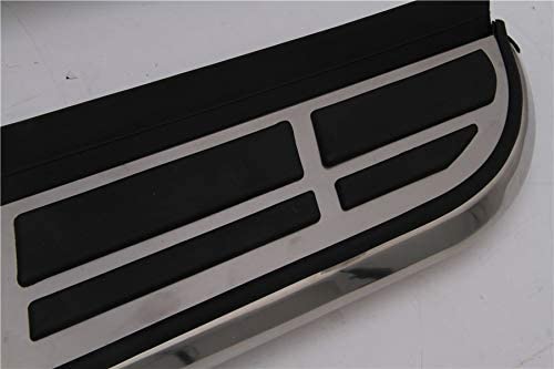 Saremas Vehicle Black Running Boards Side Steps Nerf Bars for Toyota Highlander 2014-2019