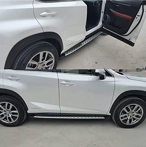Saremas Car Exterior Accessories Aluminum Alloy Running Boards Side Steps Nerf Bars for Lexus NX NX200t NX300 NX300h 2015-2021