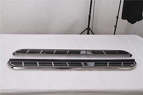 Saremas Vehicle Black Running Boards Side Steps Nerf Bars for Toyota Highlander 2014-2019