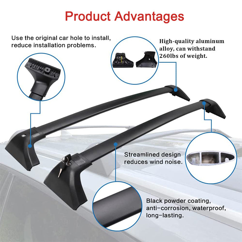 Fit for 2020 2021 2022 Highlander XLE XSE Limited Platinum Max Cross Bar Roof Rack Crossbar
