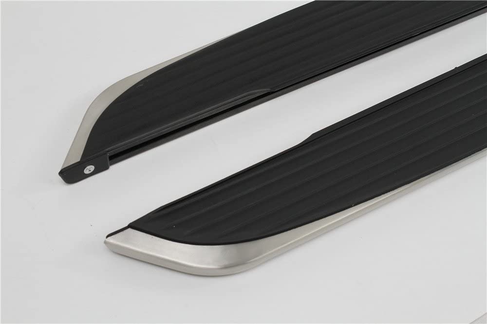 Saremas Car Black Running Boards Side Steps Nerf Bars for Jaguar F-Pace 2016-2022