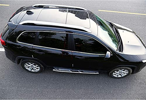 Saremas Auto Black Running Boards Side Steps Nerf Bars for Jeep Grand Cherokee 2011-2021