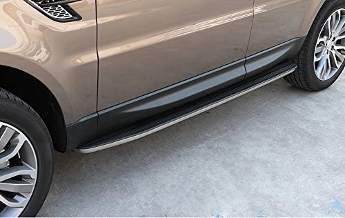 Saremas Car Black Running Boards Side Steps Nerf Bars for Land Rover Range Rover Sport 2014-2021