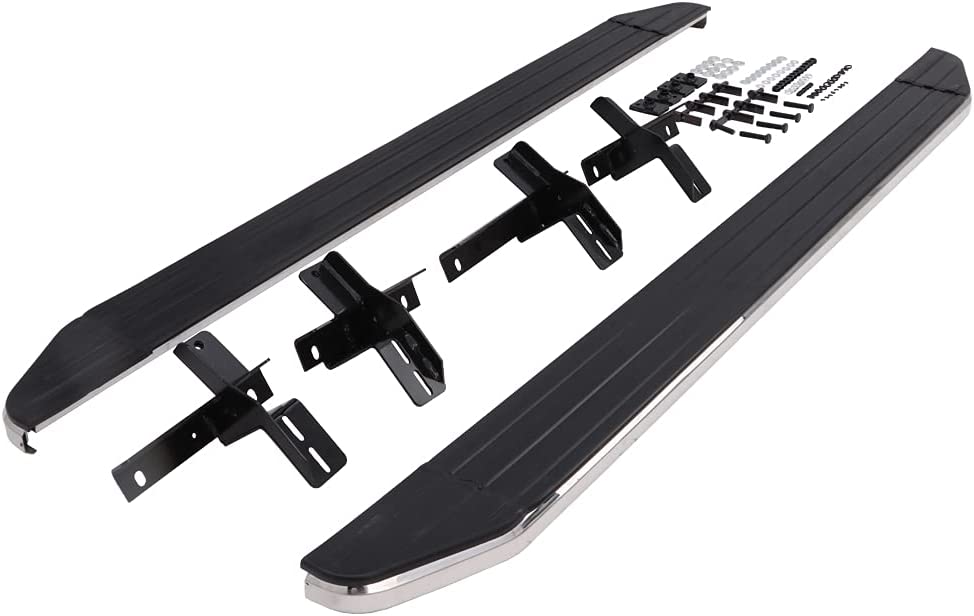 Saremas Auto Black Running Boards Side Steps Nerf Bars for Toyota Highlander L LE XLE XSE Limited Platinum XU70 2020 2021