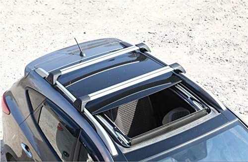 Saremas Lockable Roof Racks Crossbars Cross bars for Jeep Grand Cherokee 2011-2021 With Fixed Point on Flush Rails