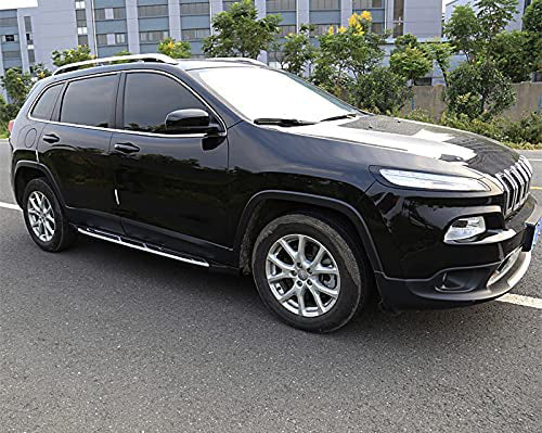 Saremas Auto Black Running Boards Side Steps Nerf Bars for Jeep Grand Cherokee 2011-2021