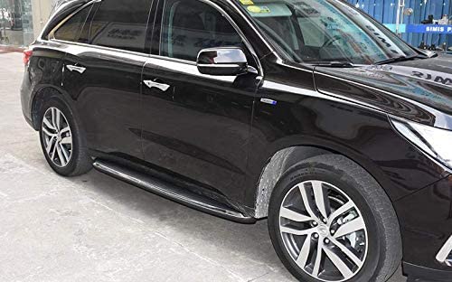 Saremas Car Exterior Accessories Black Aluminum Alloy Running Boards Side Steps Nerf Bars for Acura MDX 2014-2020