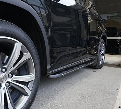 Saremas Auto Black Running Boards Side Steps Nerf Bars for Lexus RX RX350 RX450H 2016-2022