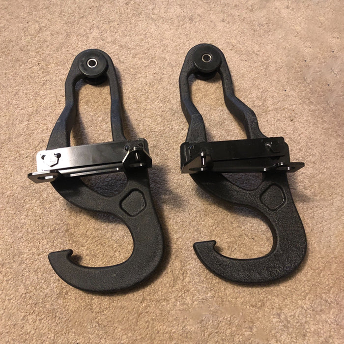 Saremas Black Steel Front Tow Hook Fit For Dodge 2009-2018 Ram 1500 & 2019 Ram 1500 Classic OEM 82210967 68196982AA