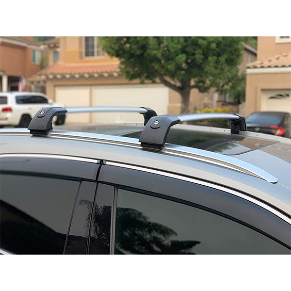 Saremas Silver Car Luggage Side Rail Roof Rack Cross Bar Crossbar Fit for Mazda CX-30 2020 2021