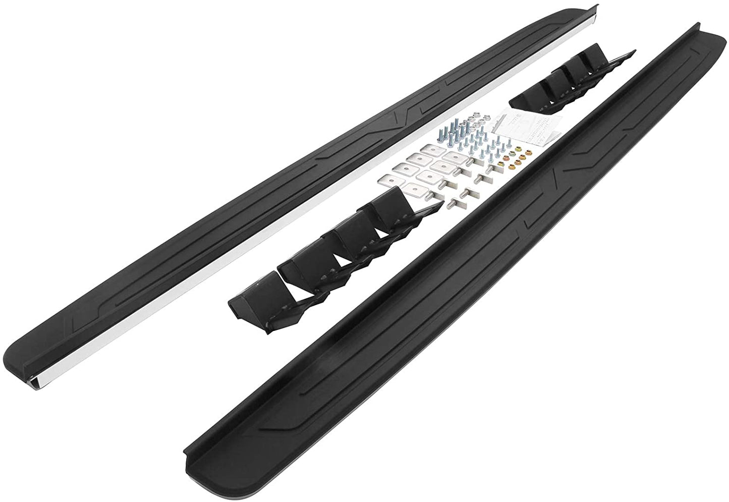 Saremas Vehicle Black Running Boards Side Steps Nerf Bars for Infiniti JX35 QX60 2013-2021
