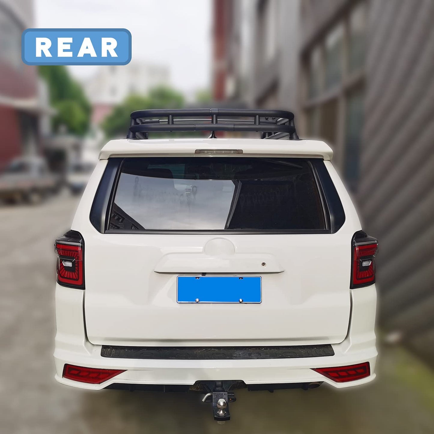 Saremas Roof Rack Basket Fit for 2010-2022 Toyota 4Runner Rooftop Luggage Cargo Carrier Extra Bar OE Style
