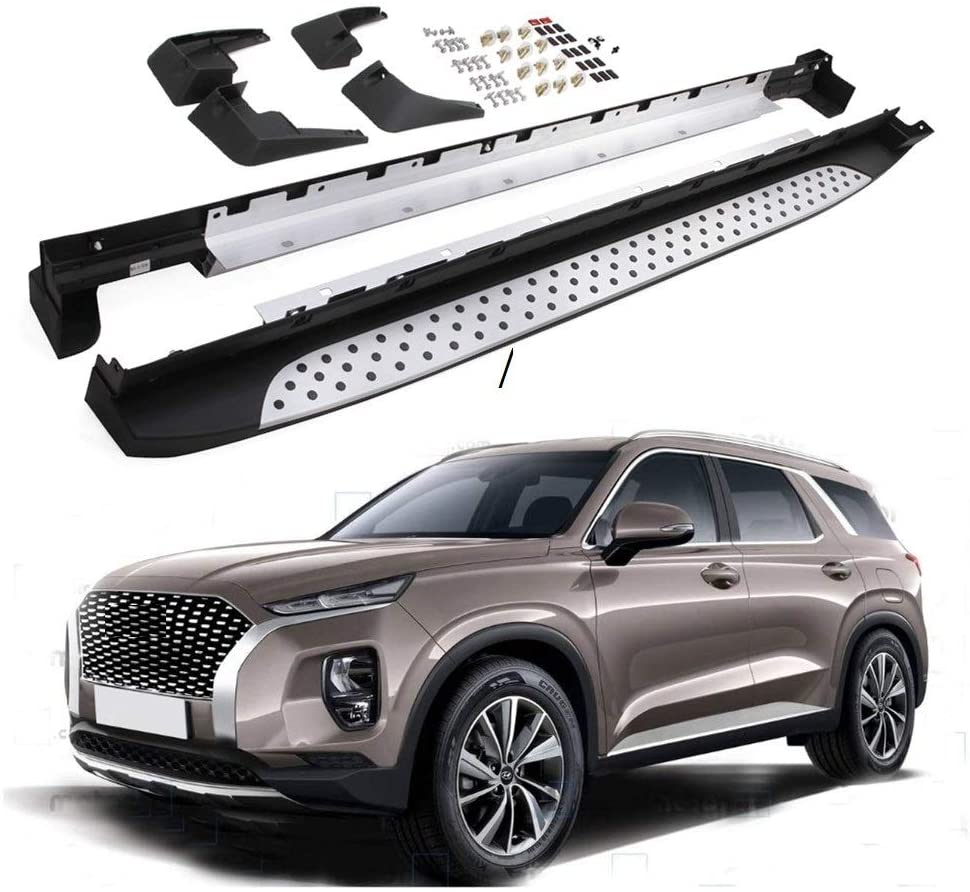 Saremas Running Boards Side Steps Nerf Bars for Hyundai Palisade 2019 2020 2021 2022