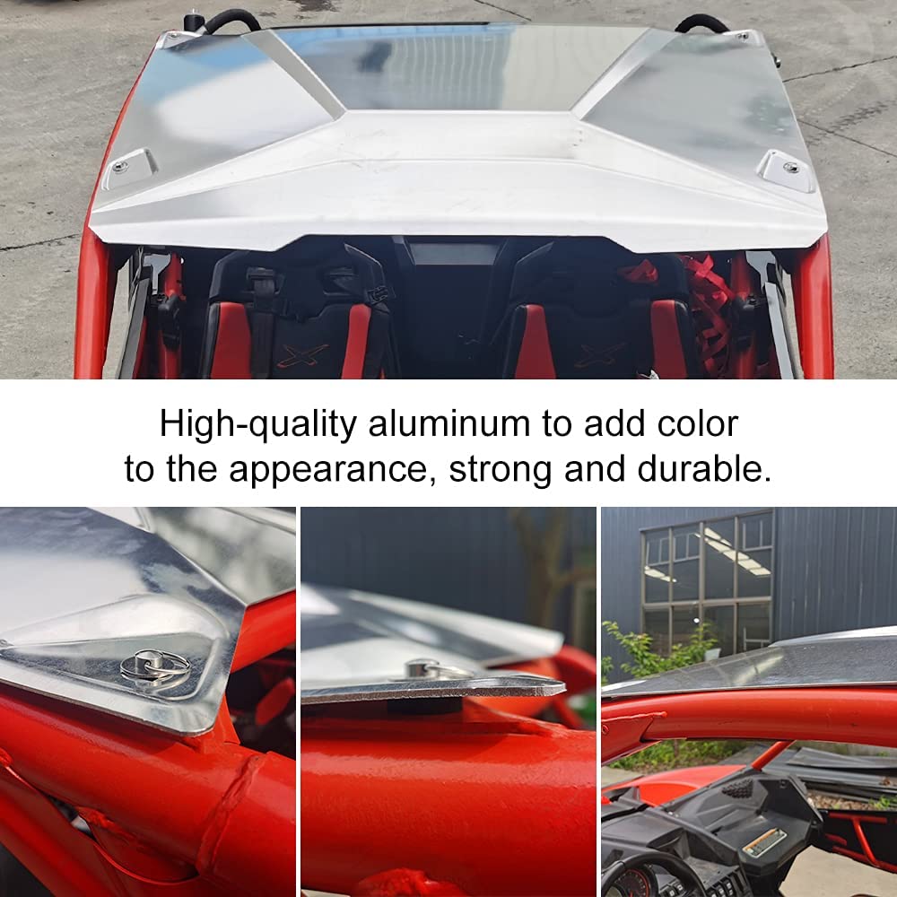 Saremas Aluminum Roof Top Cover Fit for Can Am Maverick X3 2017-2022 (2 Seater)
