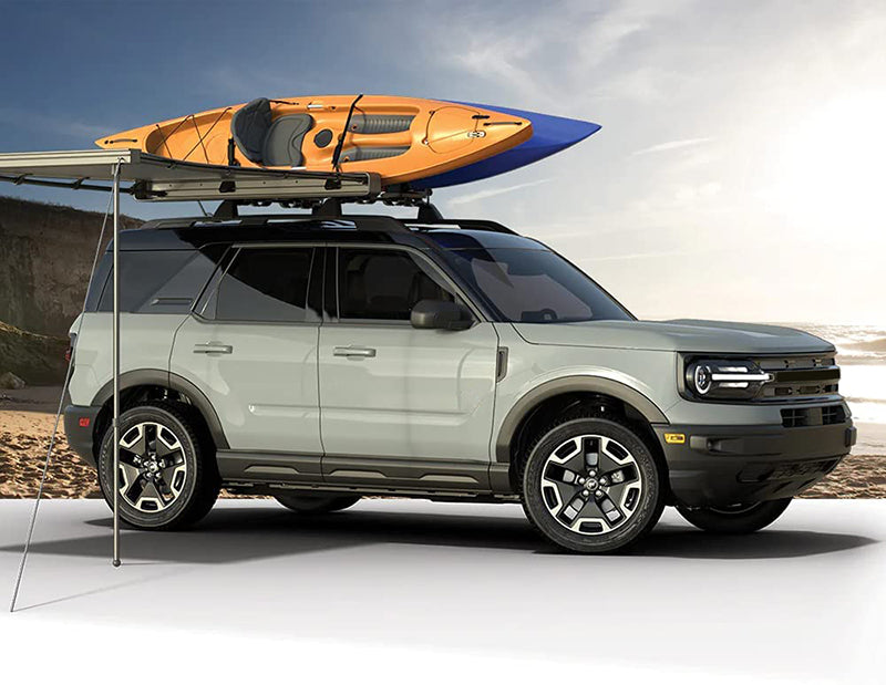 Saremas Black Aluminum Alloy Roof Rack Crossbar Cross Bar for Ford Bronco Sport 2021 2022 BASE, 2021 2022 BIG BEND, 2021 OUTER BANKS (ON-ROAD)