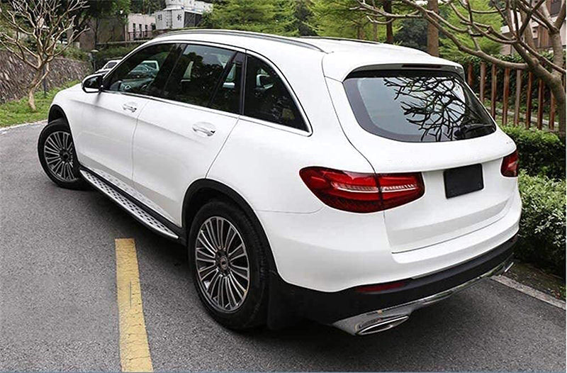 Saremas Aluminum Alloy Running Boards Side Steps Nerf Bars for Mercedes Benz GLC 300 X253 2016-2021