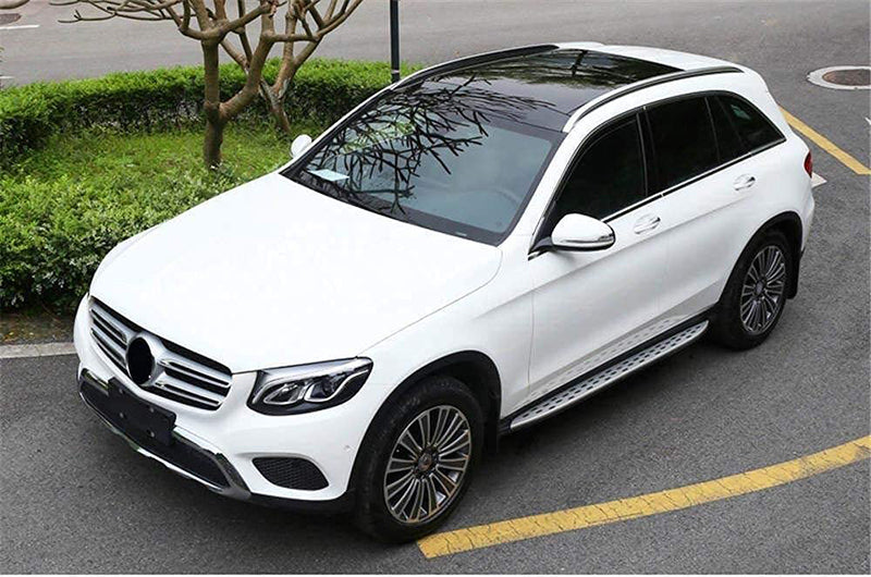 Saremas Aluminum Alloy Running Boards Side Steps Nerf Bars for Mercedes Benz GLC 300 X253 2016-2021