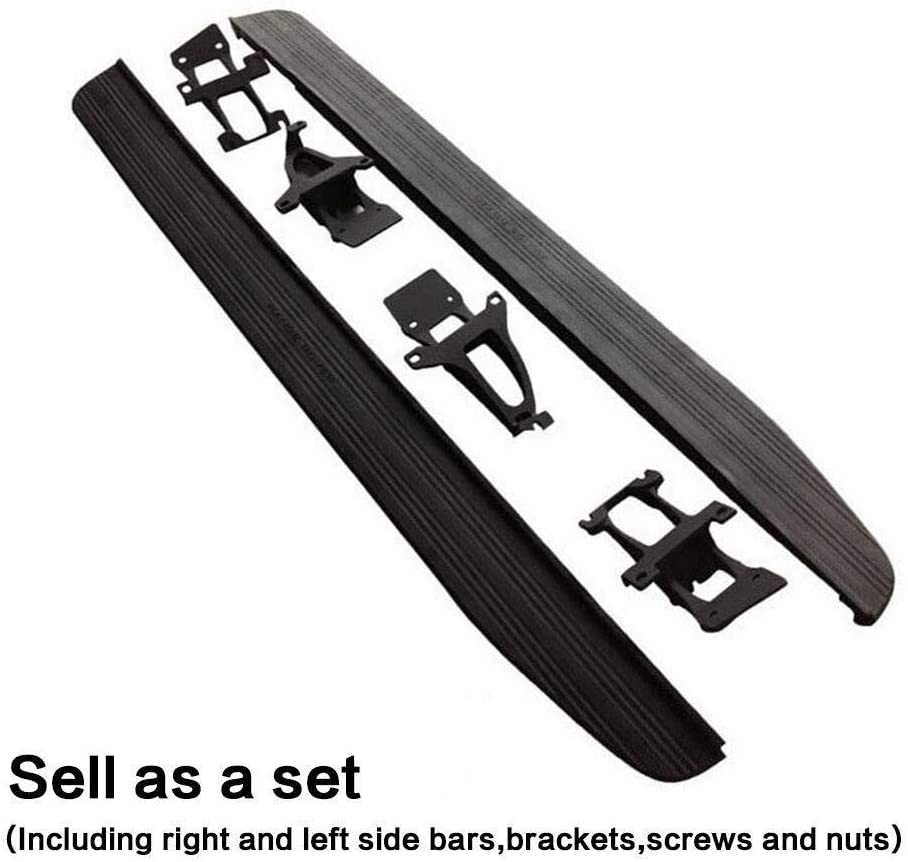 Saremas Car Black Running Boards Side Steps Nerf Bars for Land Rover Range Rover Sport 2014-2021