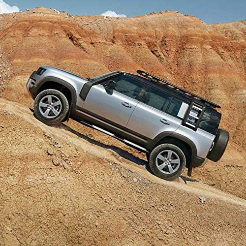 Saremas Auto Running Boards Side Steps Nerf Bars for Land Rover Defender 110 L663 4DOOR 2020 2021 2022