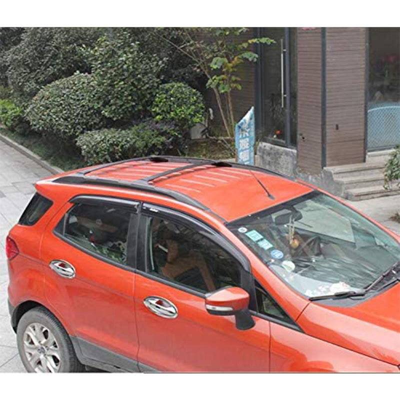 Saremas 4PCS Black Car Luggage Roof Rail & Rack Fit for Ford EcoSport 2013-2021