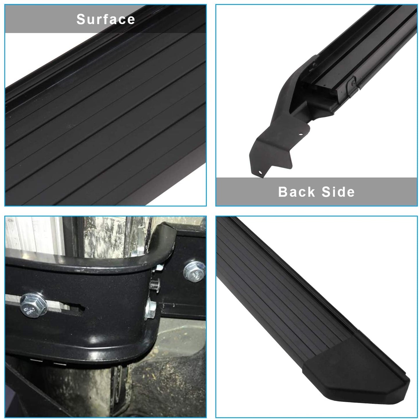 Saremas Vehicle Black Running Boards Side Steps Nerf Bars for Ford Explorer 2020 2021 XLT ST Limited