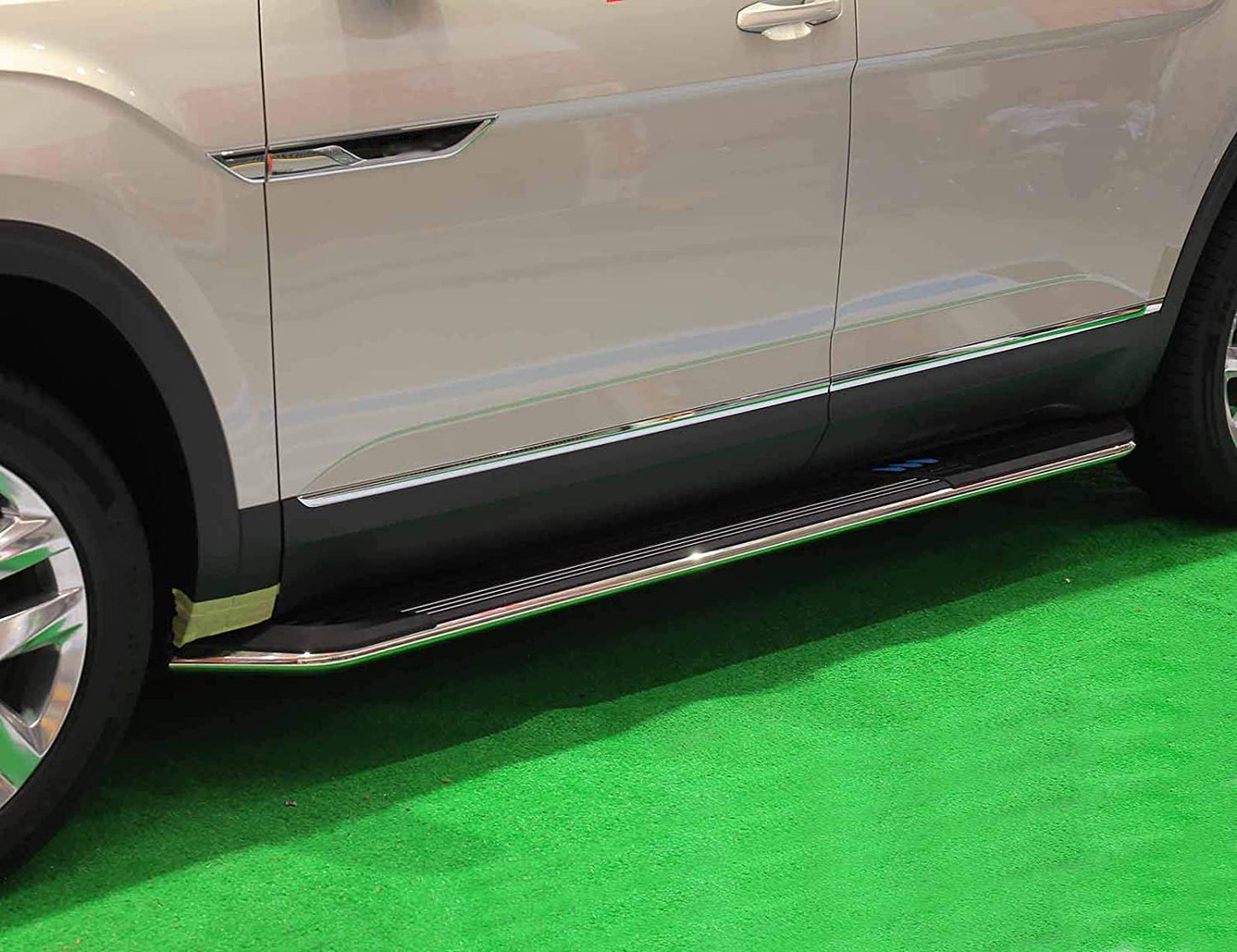 Saremas Durable Running Boards Side Steps Nerf Bars for Volkswagen VW Atlas 2018 2019 2020 2021 2022