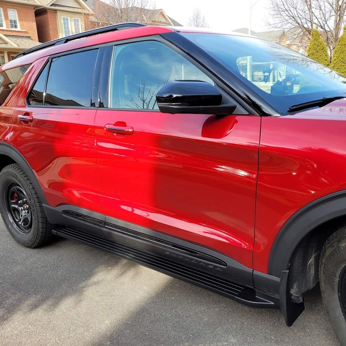 Saremas Vehicle Black Running Boards Side Steps Nerf Bars for Ford Explorer 2020 2021 XLT ST Limited