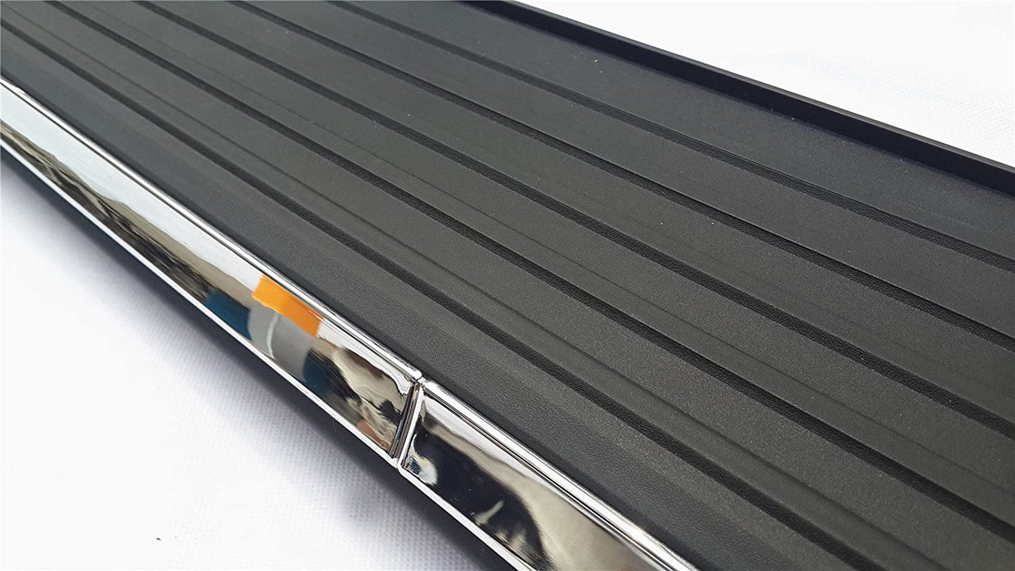 Saremas Car Exterior Accessories Black Aluminum Alloy Running Boards Side Steps Nerf Bars for Acura MDX 2014-2020