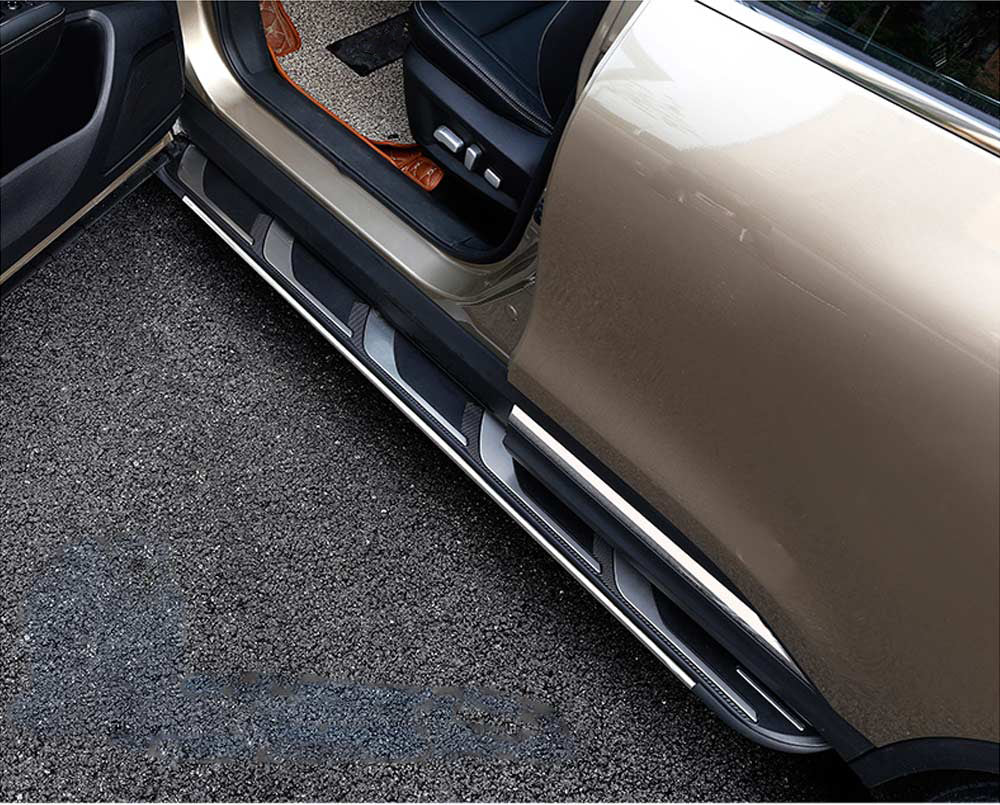 Saremas Auto Black Running Boards Side Steps Nerf Bars for Audi Q5 2009-2016