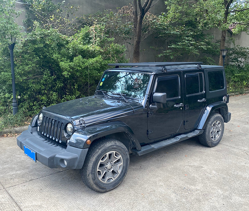 Saremas Heavy Duty Luggage Cargo Carrier Roof Basket Platform for Jeep Wrangler JK JL 4door 2door 2007-2022