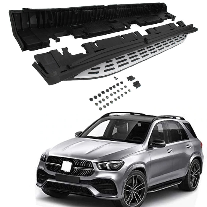 Saremas Aluminum Alloy Running Boards Side Steps Nerf Bars for Mercedes Benz GLE W167 (350/450/580) 2020 2021 2022