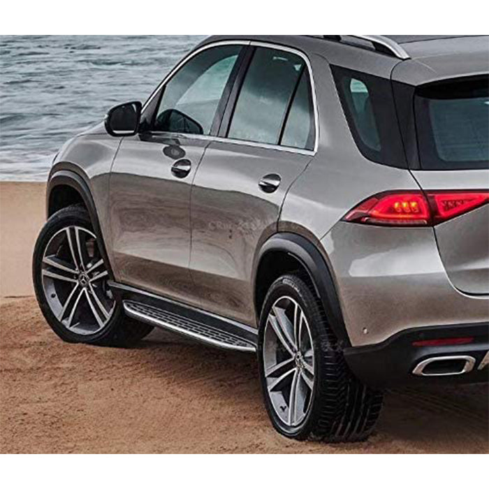 Saremas Aluminum Alloy Running Boards Side Steps Nerf Bars for Mercedes Benz GLE W167 (350/450/580) 2020 2021 2022