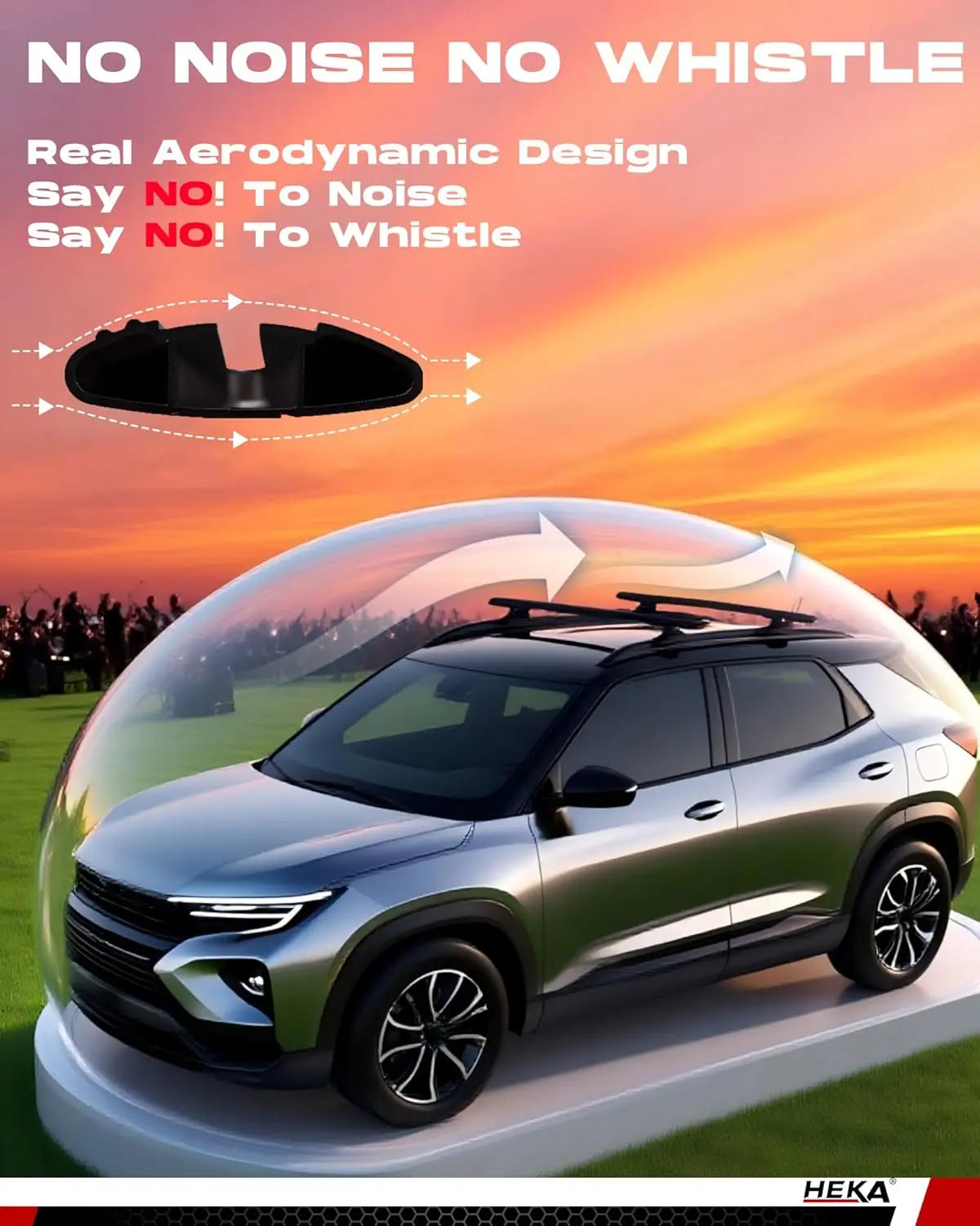  260lb Roof Rack Cross Bars Fit for Chevy Trailblazer 2021—2025 L LT ACTIV RS with Side Rails Heavy Duty Aluminum Cargo Carriers Bikes Surfboards Kayaks-5