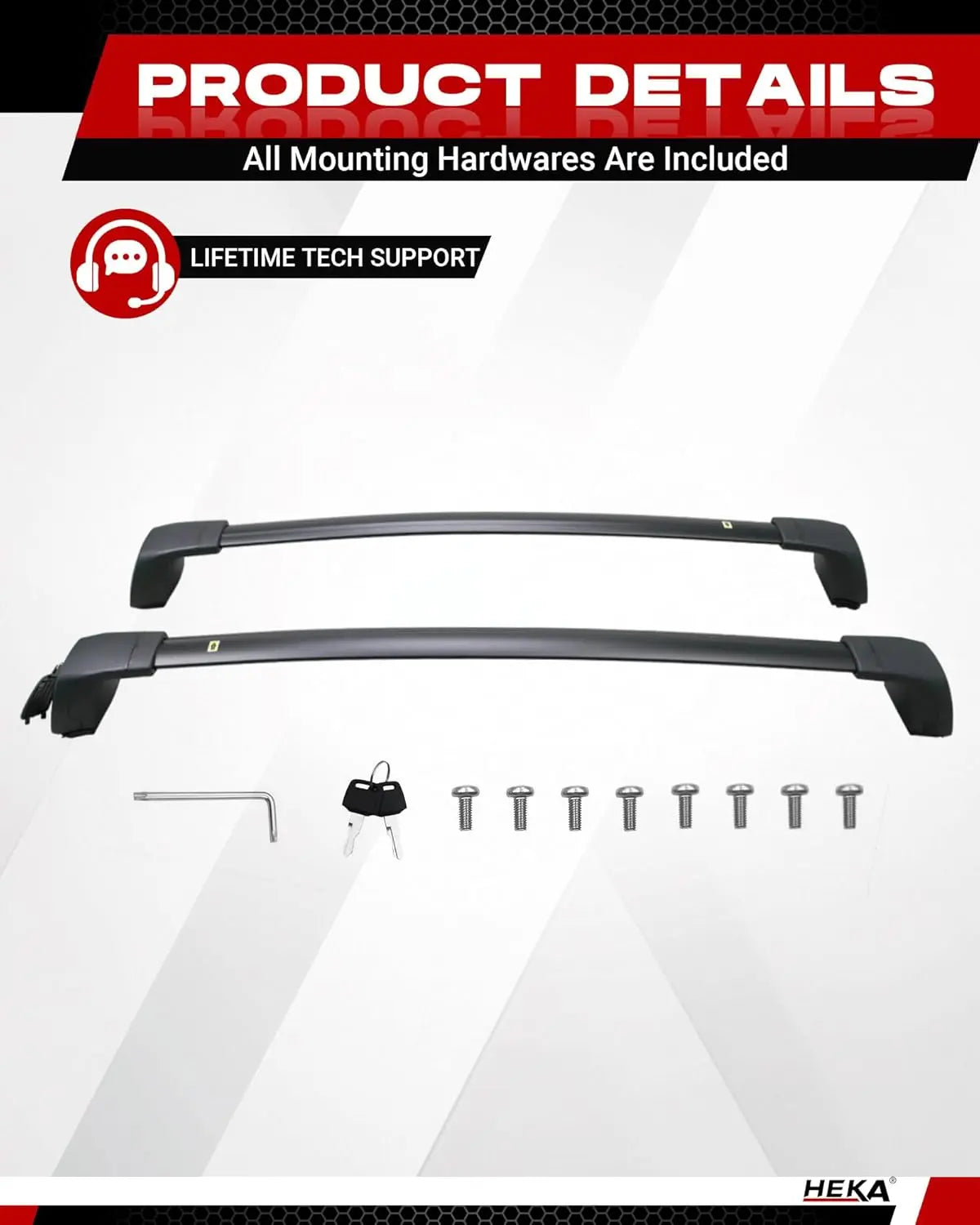 Roof Rack Cross Bars for Hyundai Tucson-9